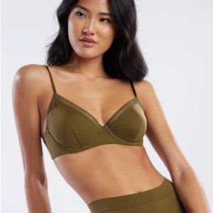 Savage X Fenty Unlined Microfiber Demi Cup Bra 32D